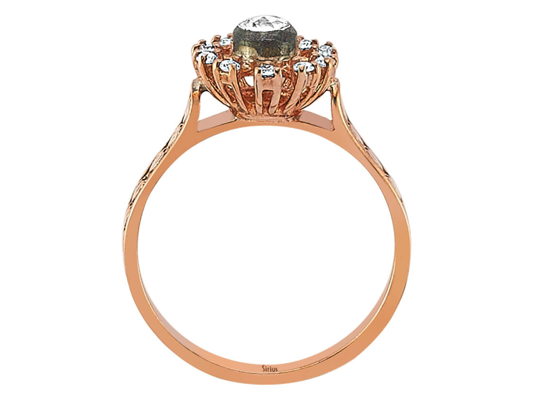 Diamant- und Diamantring - handgefertigter Diamantschmuck aus Feingold | Sirius Diamant