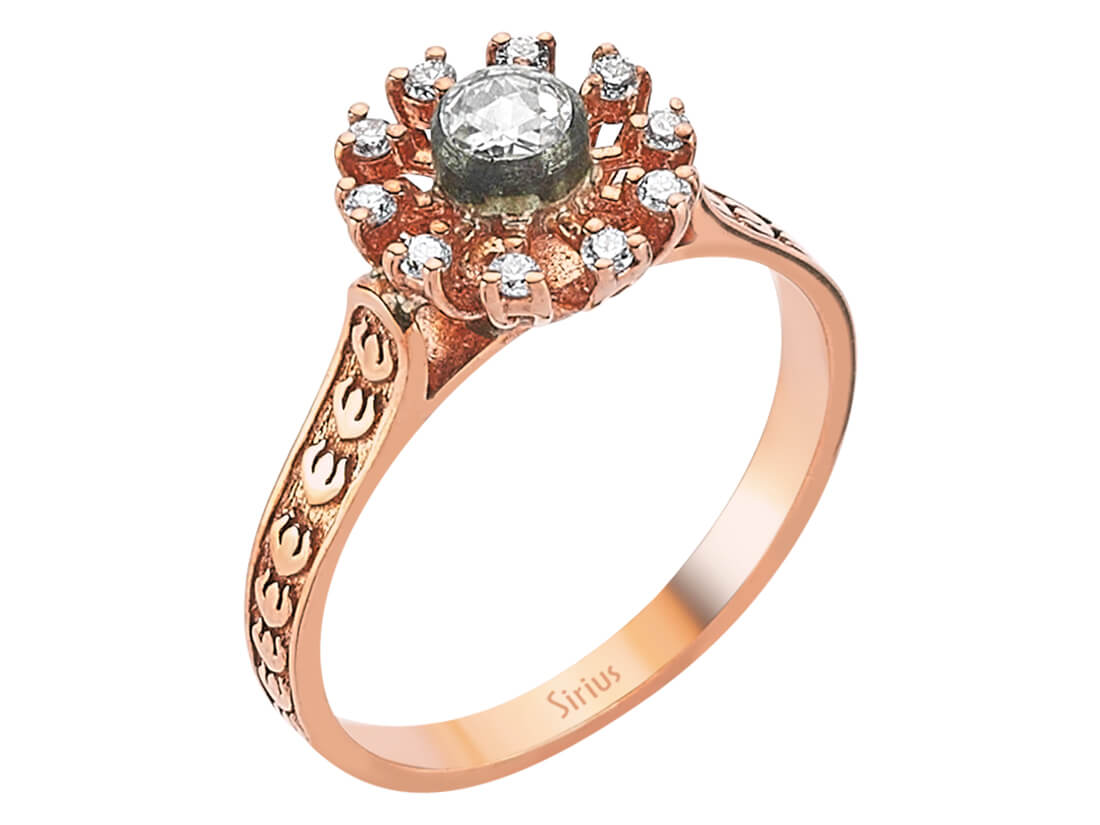 Diamant- und Diamantring - handgefertigter Diamantschmuck aus Feingold | Sirius Diamant