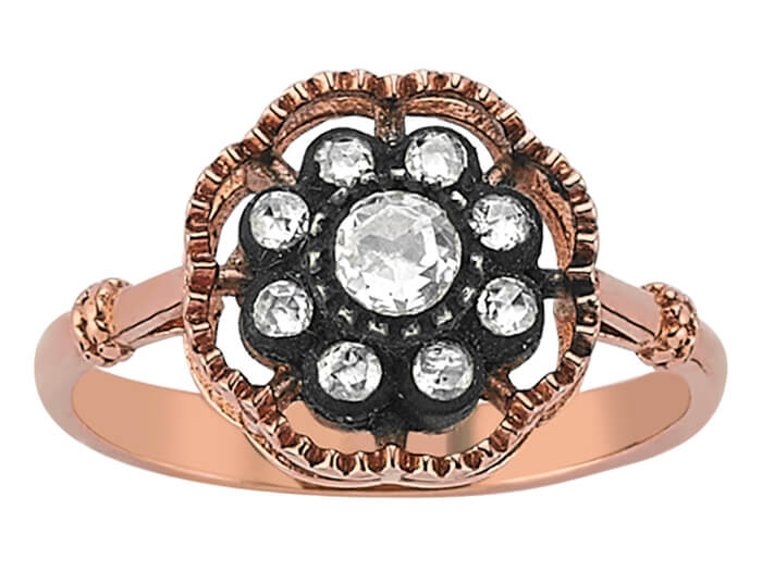 Diamantring - handgefertigter Diamantschmuck aus Feingold | Sirius Diamant