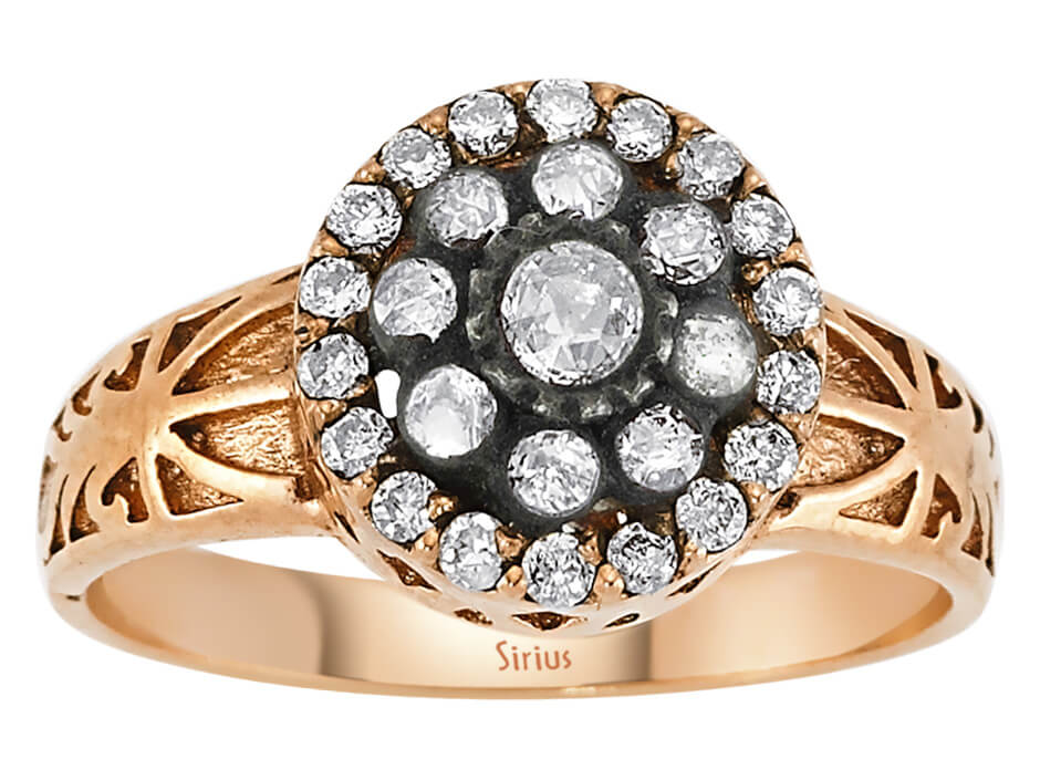 Diamantring - handgefertigter Diamantschmuck aus Feingold | Sirius Diamant