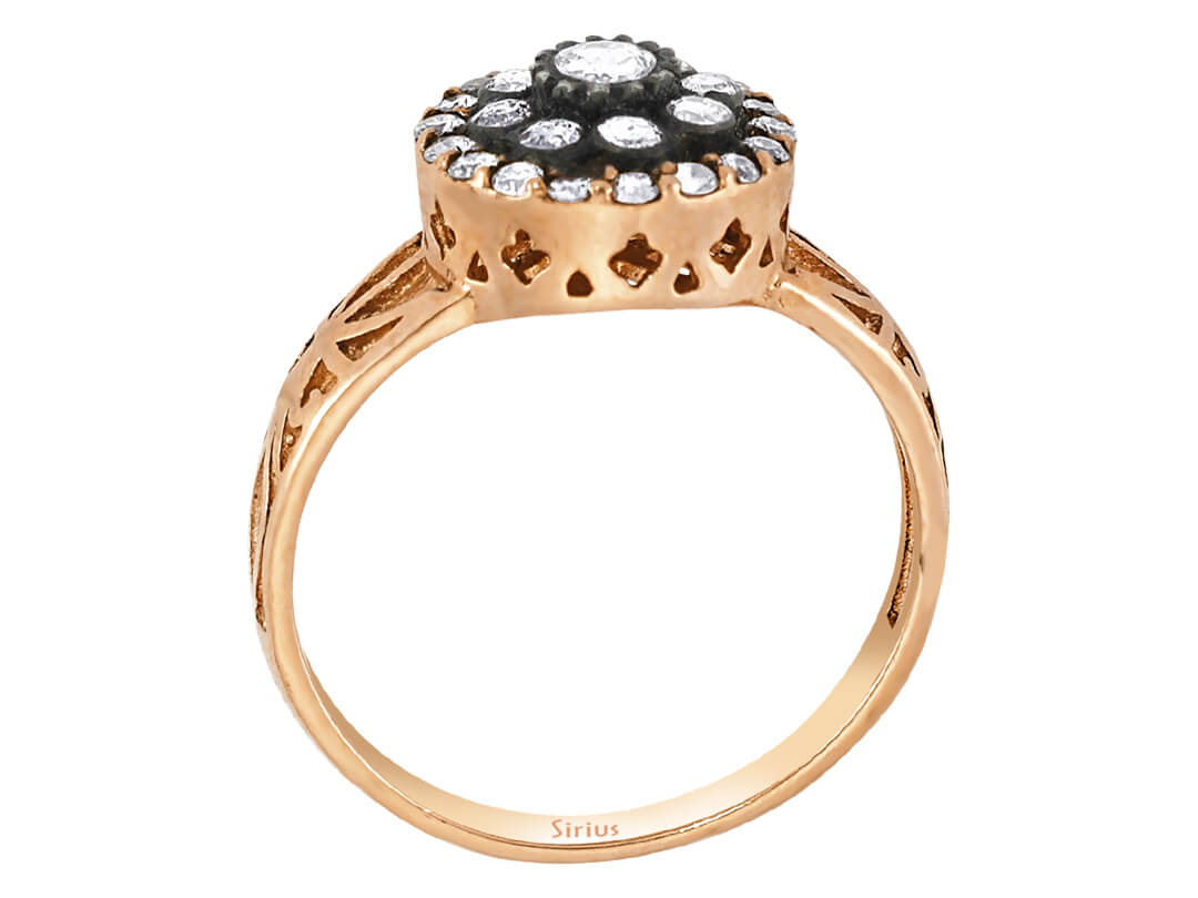 Diamantring - handgefertigter Diamantschmuck aus Feingold | Sirius Diamant