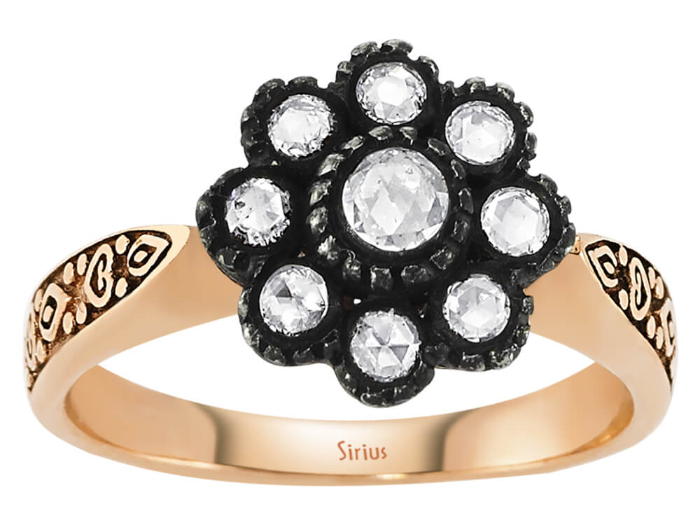 Diamant-Ring - handgefertigter Diamantschmuck aus Feingold | Sirius Diamant