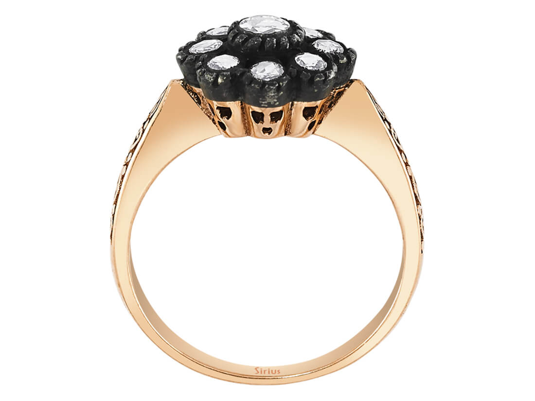 Diamant-Ring - handgefertigter Diamantschmuck aus Feingold | Sirius Diamant