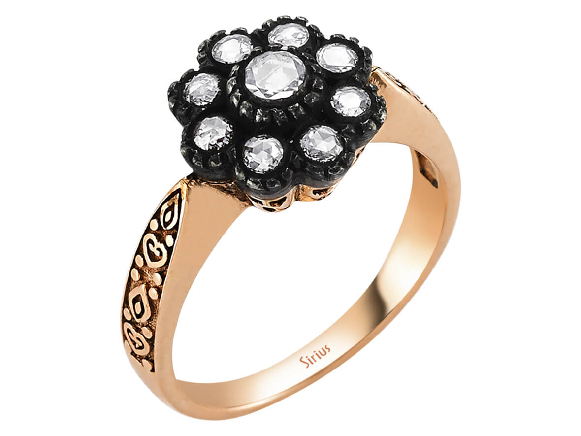 Diamant-Ring - handgefertigter Diamantschmuck aus Feingold | Sirius Diamant
