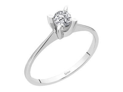 0.24 carat diamond solitaire ring