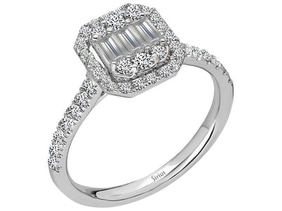 0.70 Carat Baguette Diamond Ring