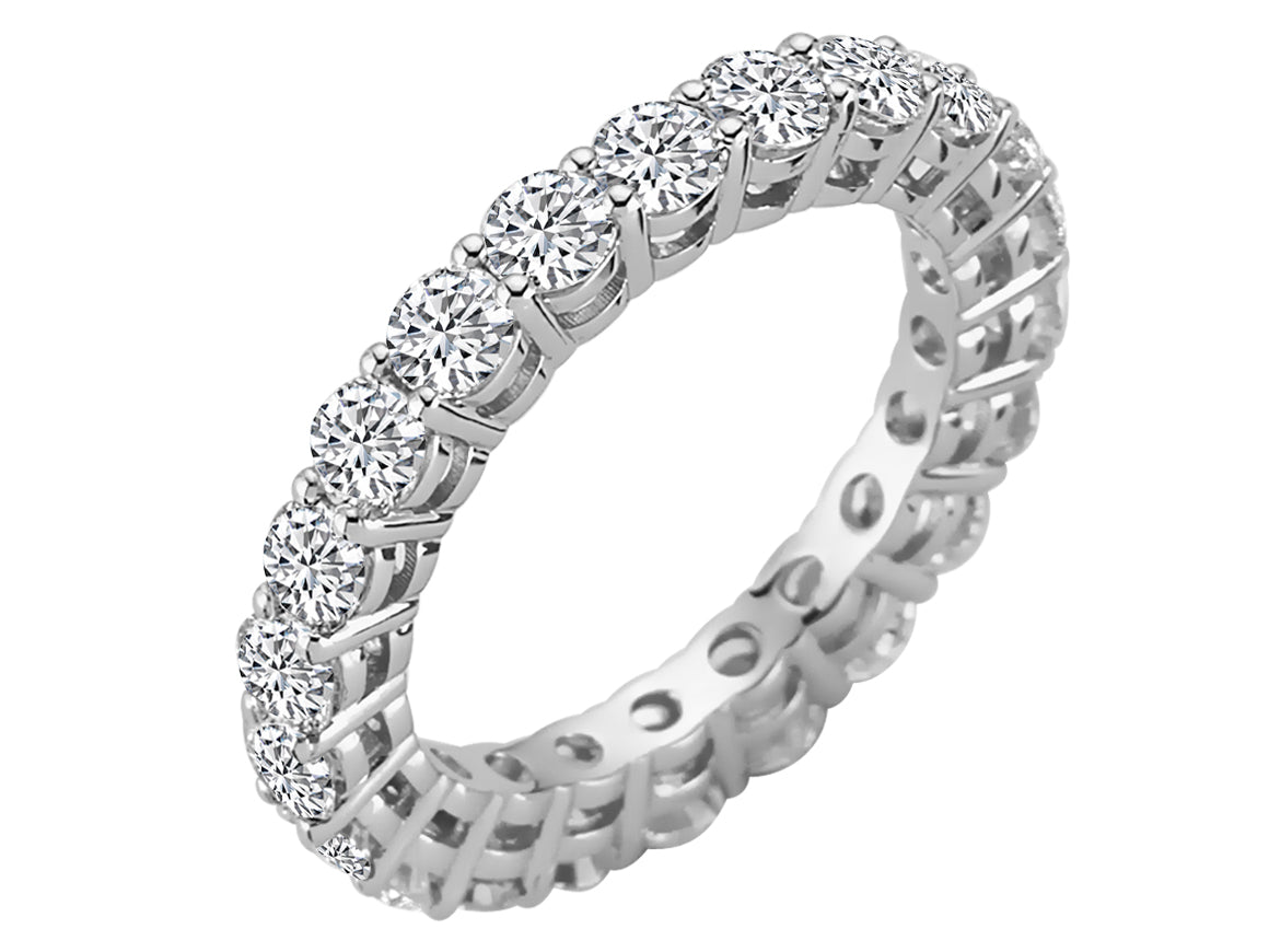 2,43 Gesamtkarat Diamant rundum Allianz - handgefertigter Diamantschmuck aus Feingold | Sirius Diamant