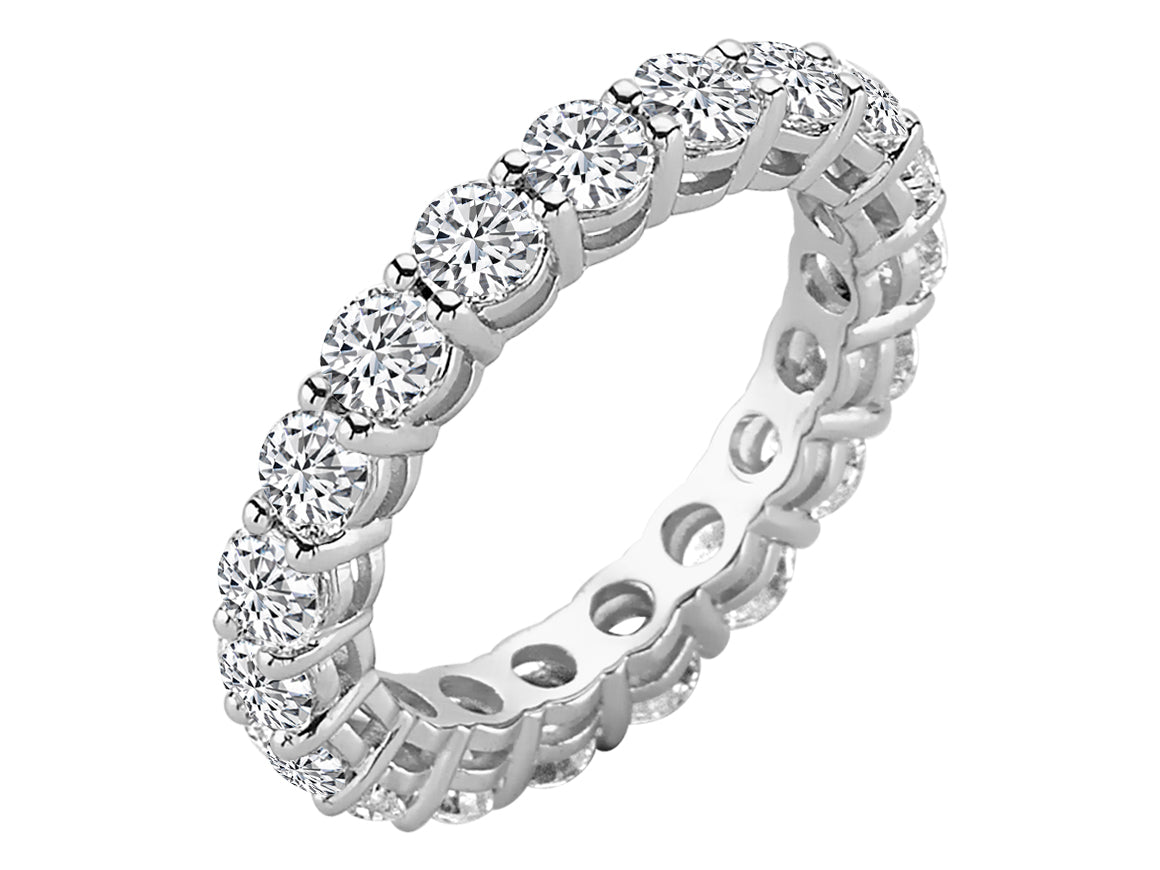 3 Karat Diamant rundum Allianz - handgefertigter Diamantschmuck aus Feingold | Sirius Diamant