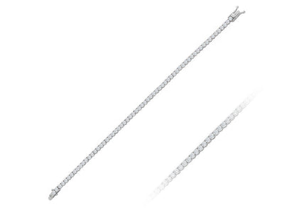 Bracelet tennis en diamant de 4,20 carats