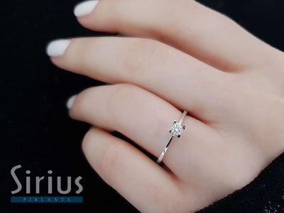 0.15 carat diamond solitaire ring