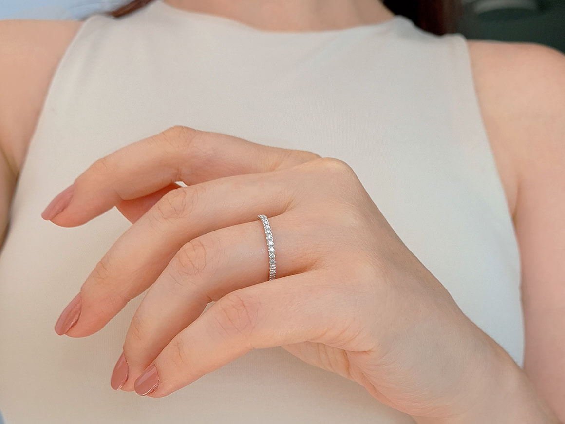 Alliance tour complet diamant 0,25 carat