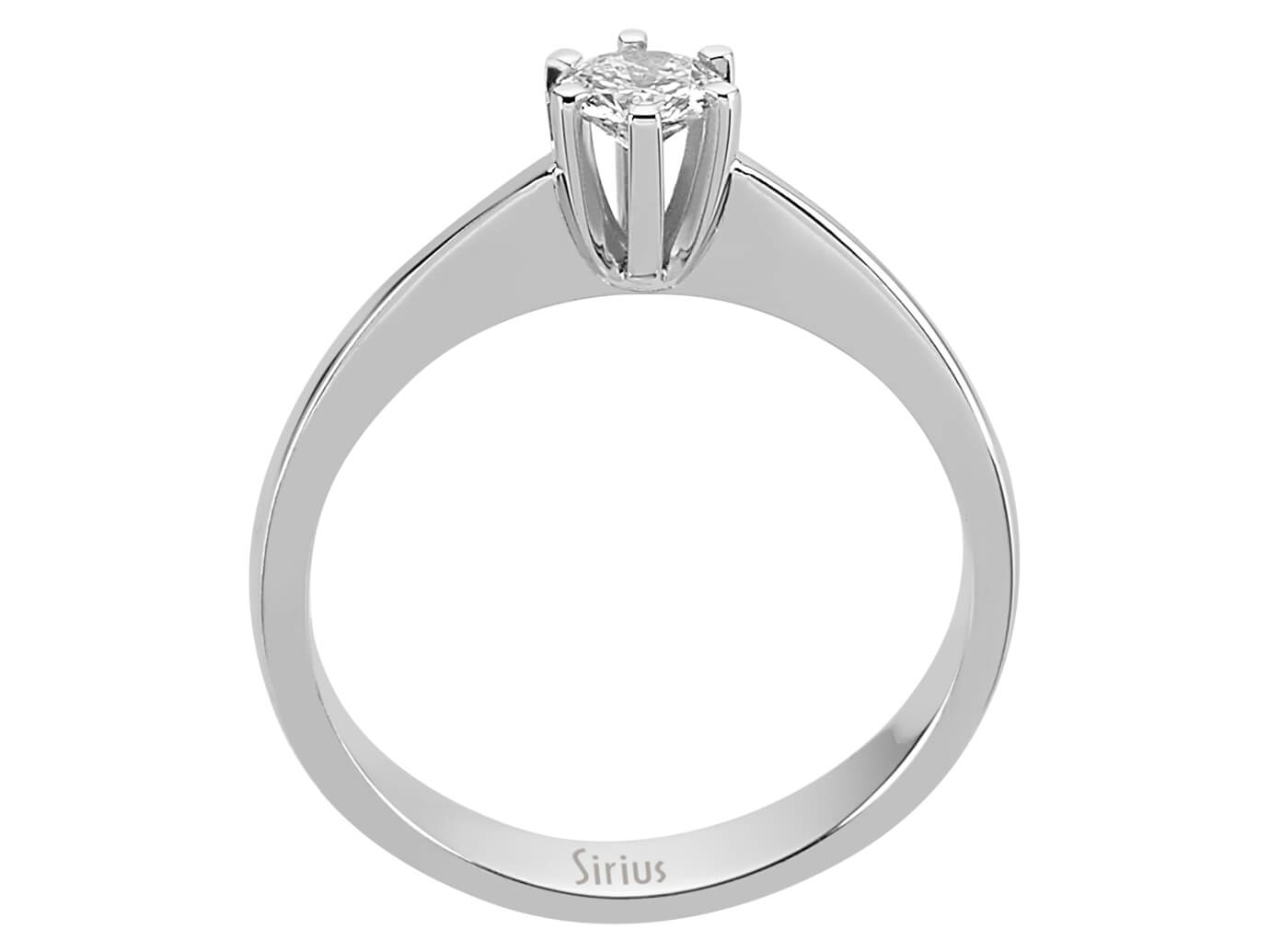 0.27 carat diamond solitaire ring