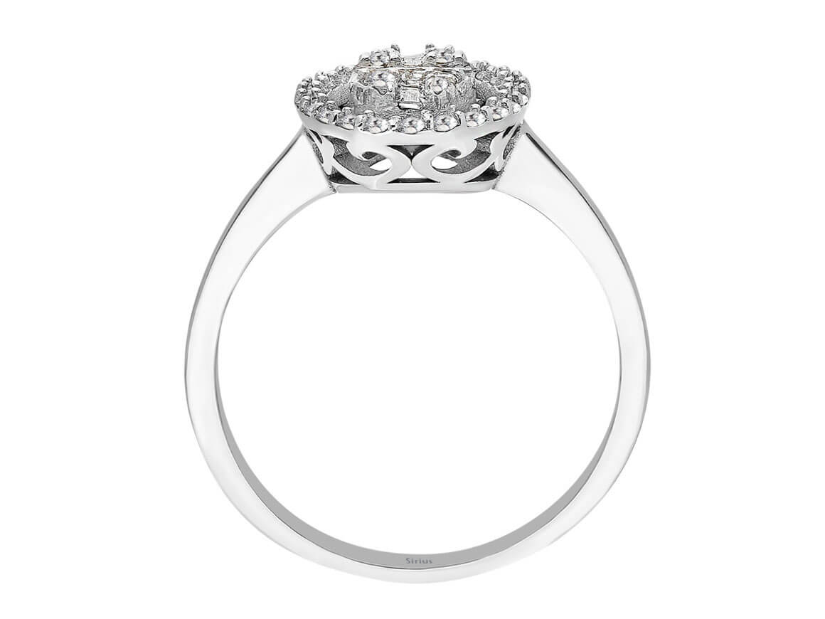 0,47 Carat Baguette Diamant Ring - handgefertigter Diamantschmuck aus Feingold | Sirius Diamant
