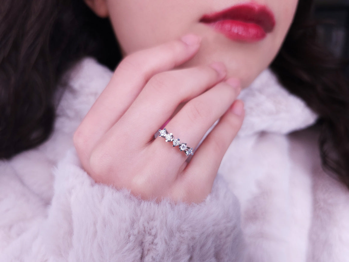 0,40 Carat 5 Diamanten Allianz