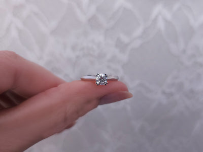 0.41 Carat Diamond Solitaire Ring