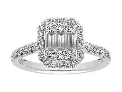 0.70 Carat Baguette Diamond Ring