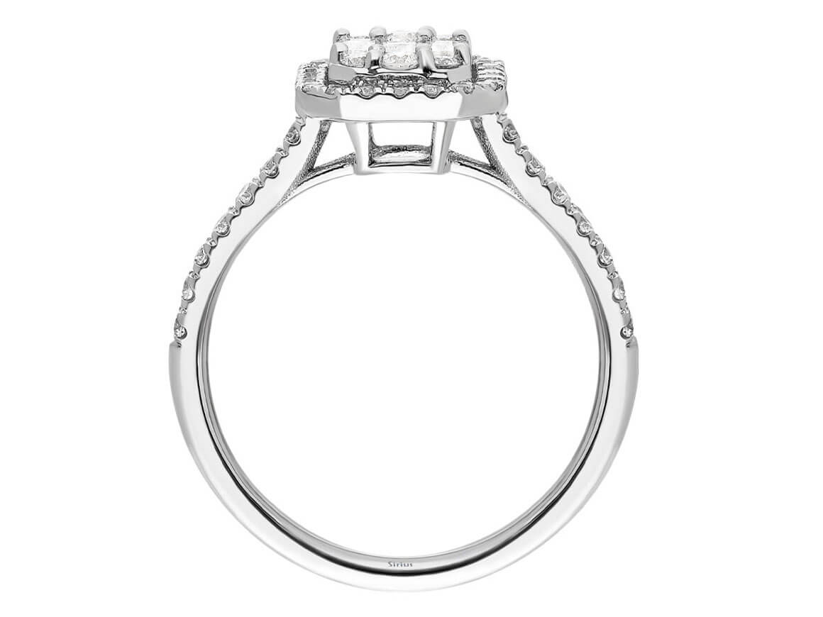 0,70 Carat Baguette Diamant Ring – handgefertigter Diamantschmuck aus Feingold | Sirius Diamant