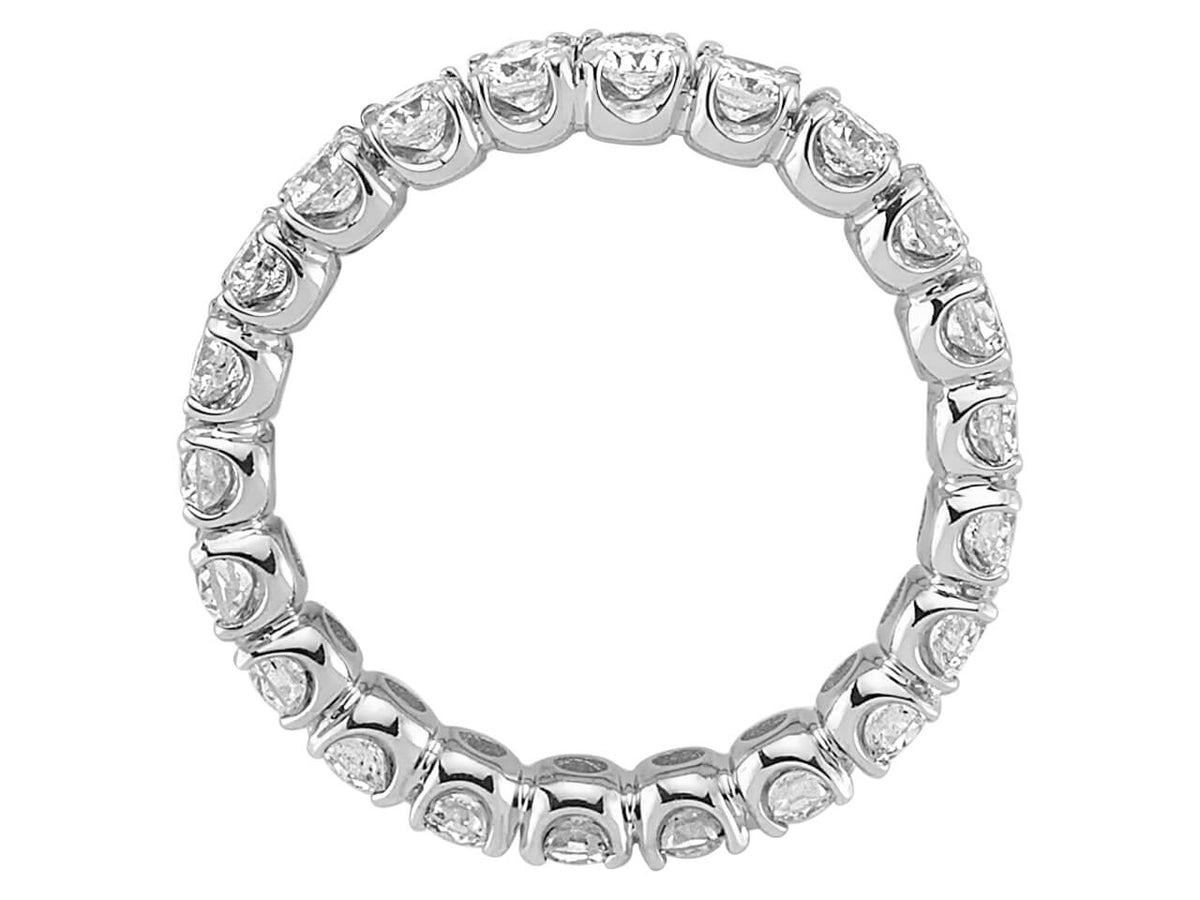 2,10 Karat Diamant rundum Allianz - handgefertigter Diamantschmuck aus Feingold | Sirius Diamant