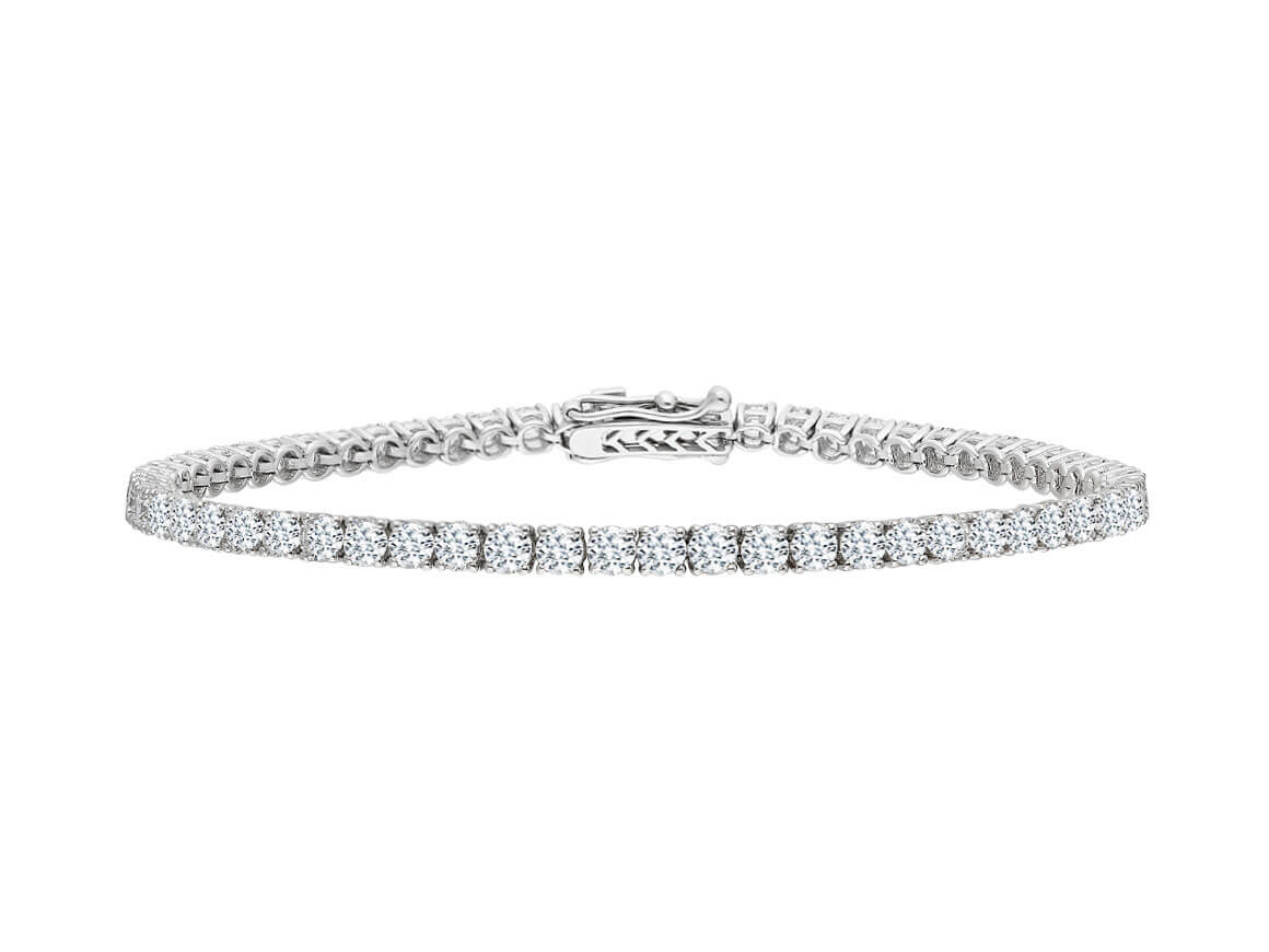 4,20 Karat Diamant Tennis Armband - handgefertigter Diamantschmuck aus Feingold | Sirius Diamant