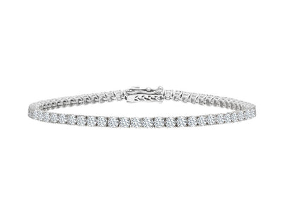Bracelet tennis en diamant de 4,20 carats