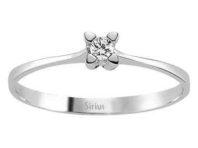 0.05 carat diamond solitaire ring