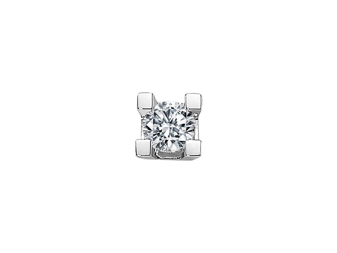 0,23 ct Diamant Herren Ohrstecker - handgefertigter Diamantschmuck aus Feingold | Sirius Diamant