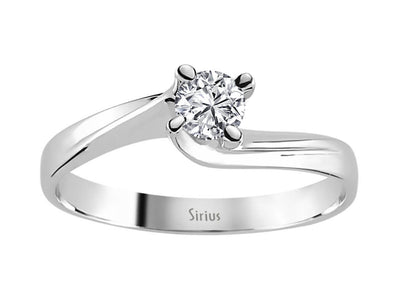 0.24 carat diamond solitaire ring