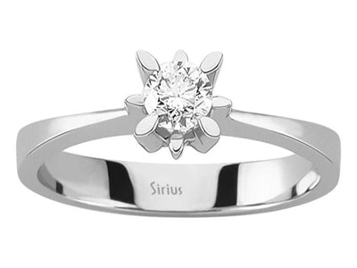 0.31 carat diamond solitaire ring