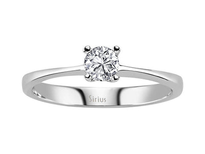 0.32 carat diamond solitaire ring