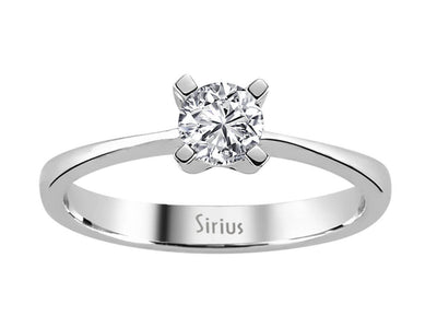 0.37 carat diamond solitaire ring