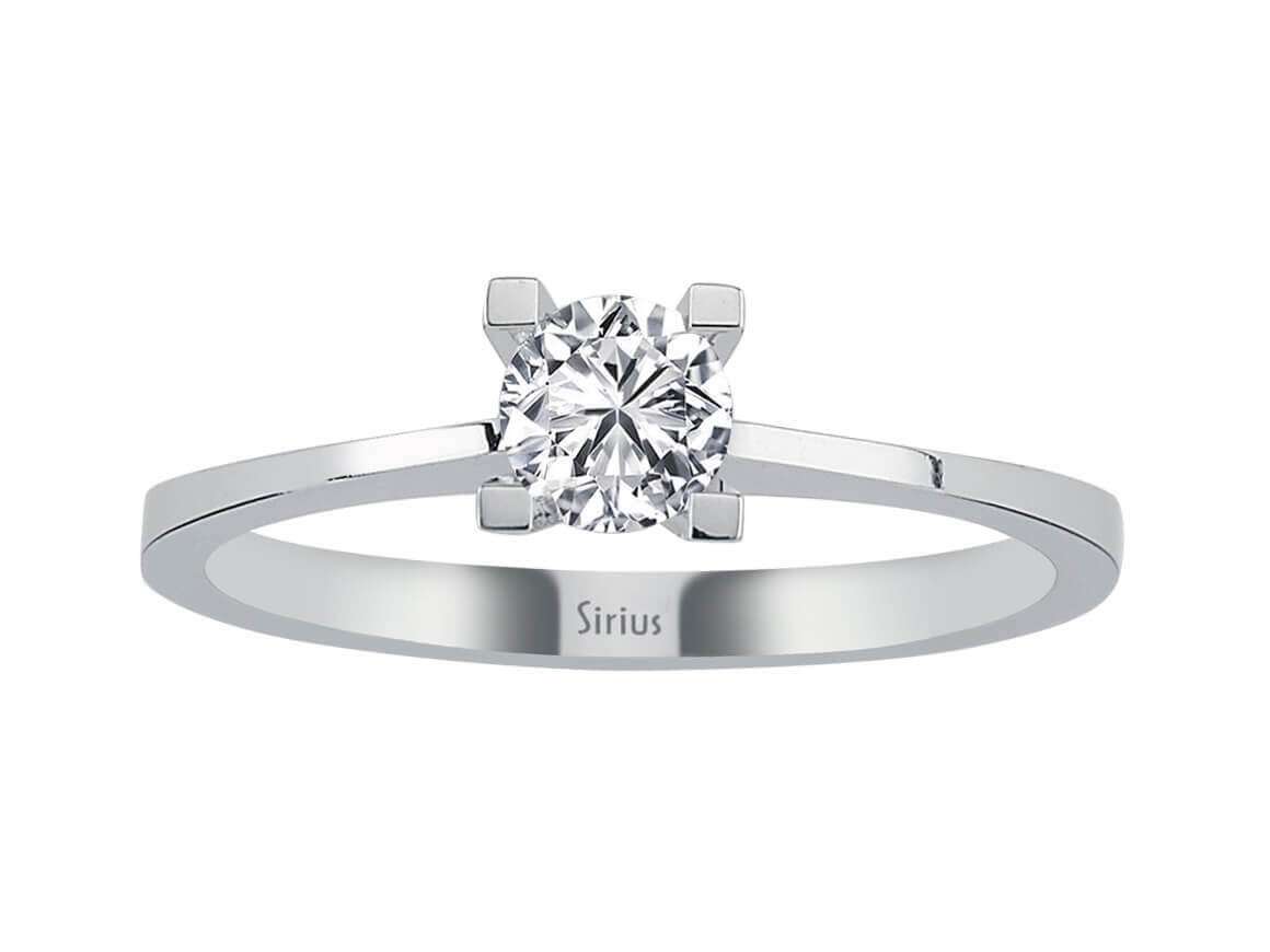 0,40 Karat Diamant Solitär Ring - handgefertigter Diamantschmuck aus Feingold | Sirius Diamant