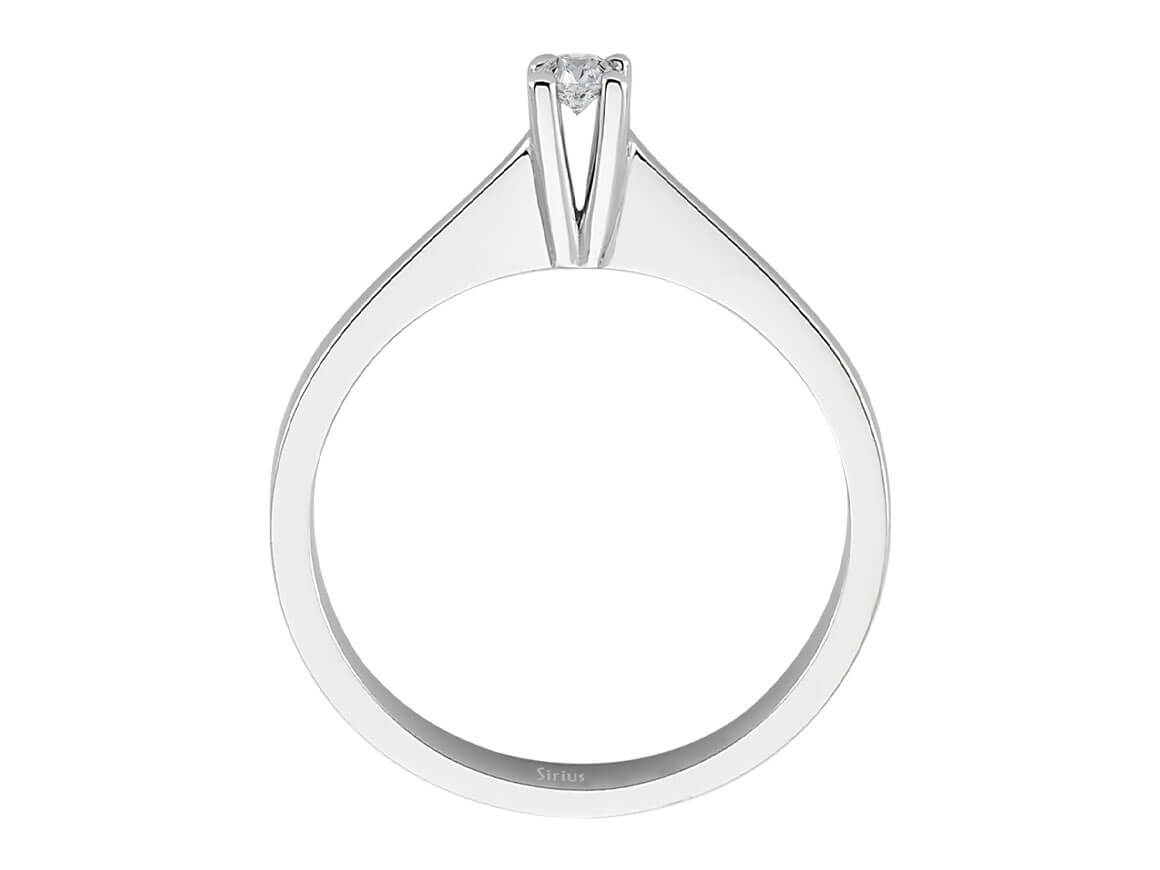 G Color 0.09 Carat Diamond Solitaire Ring