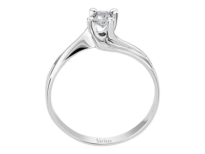 0.24 carat diamond solitaire ring