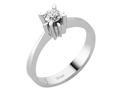 0.31 carat diamond solitaire ring
