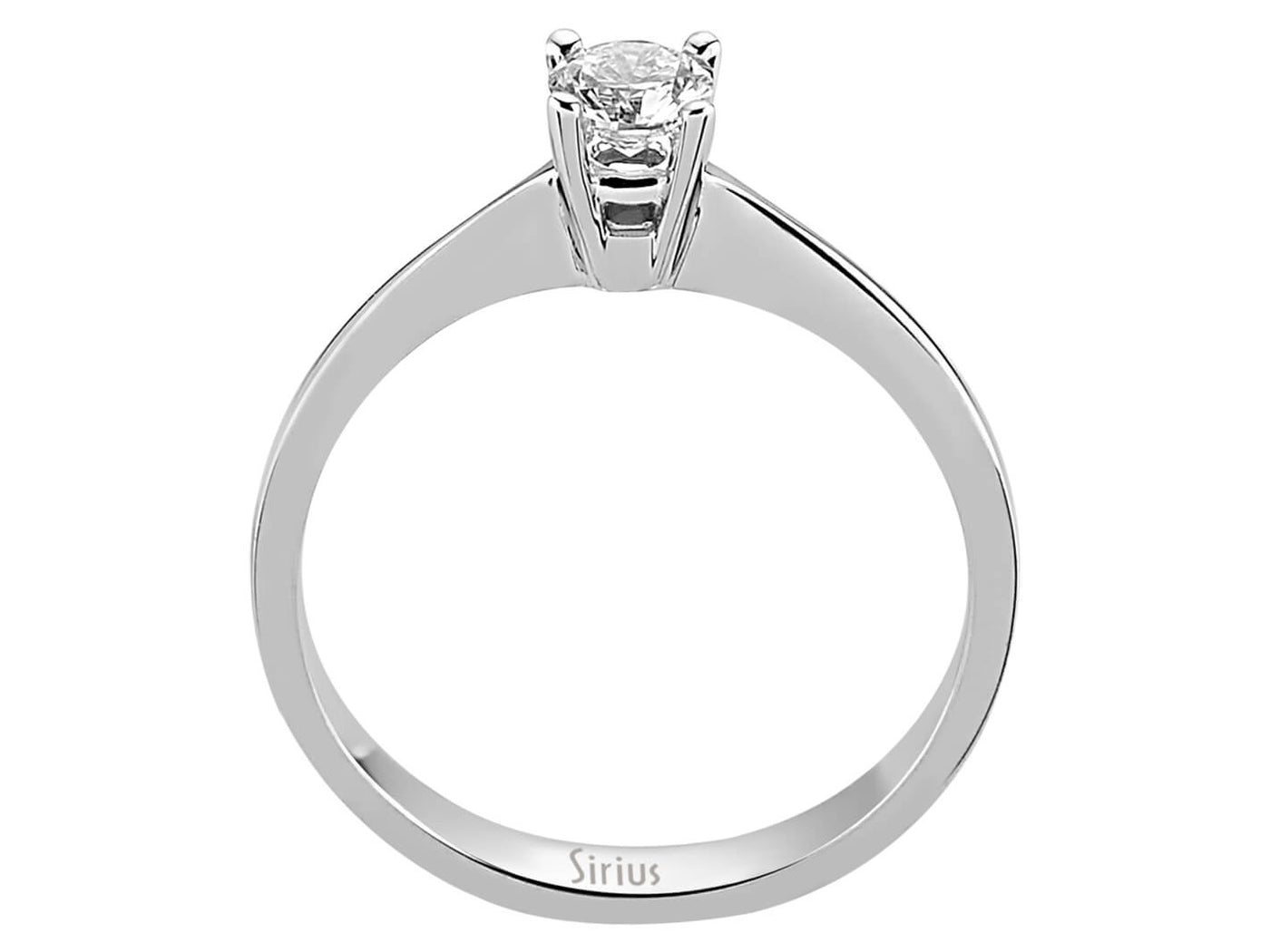 0.32 carat diamond solitaire ring