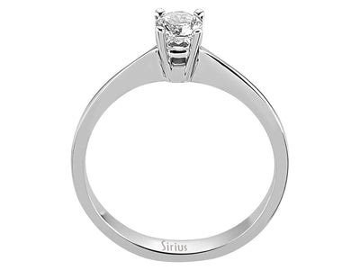 0.32 carat diamond solitaire ring