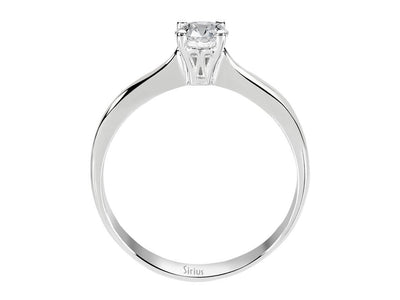 0.36 carat diamond solitaire ring