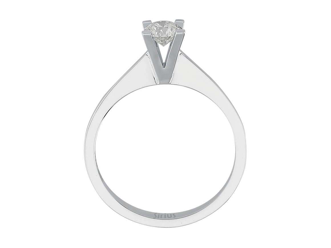 0,40 Karat Diamant Solitär Ring - handgefertigter Diamantschmuck aus Feingold | Sirius Diamant
