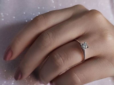 0.40 carat diamond solitaire ring