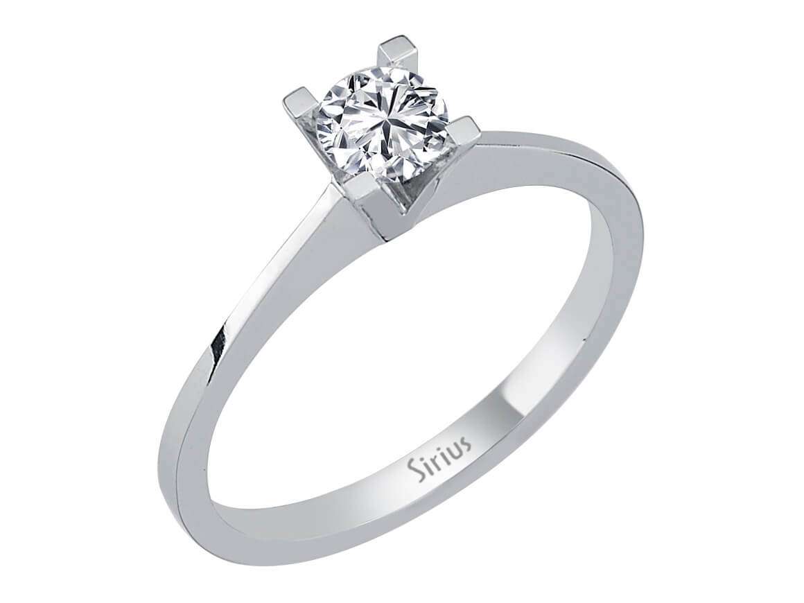 0,40 Karat Diamant Solitär Ring - handgefertigter Diamantschmuck aus Feingold | Sirius Diamant