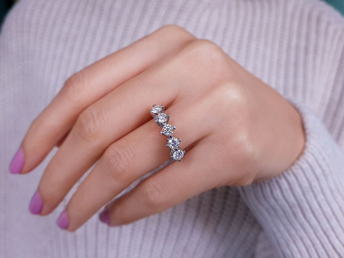 1,50 Carat 5 Diamanten Allianz