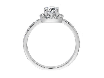 Total 1.06 carat diamond solitaire ring