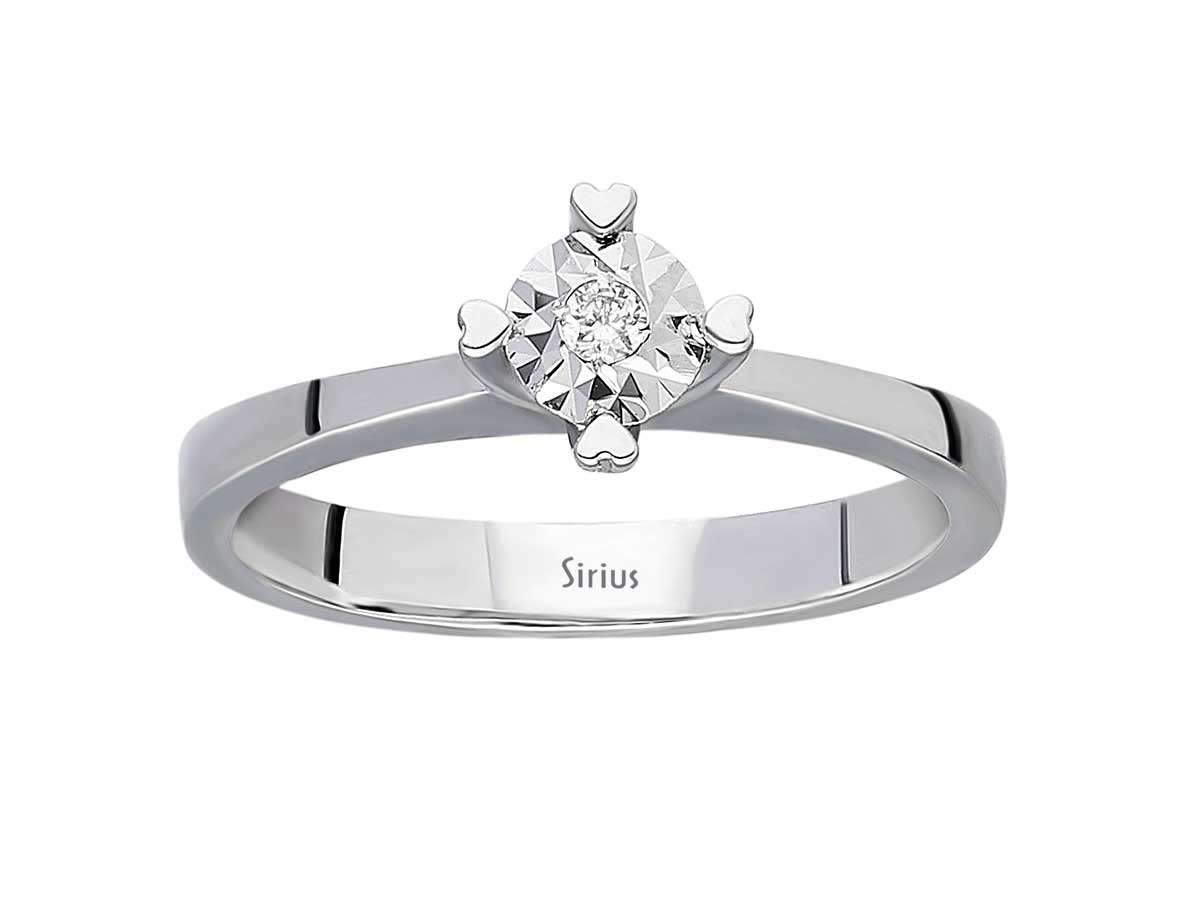 0,30 Karat Diamantring - handgefertigter Diamantschmuck aus Feingold | Sirius Diamant