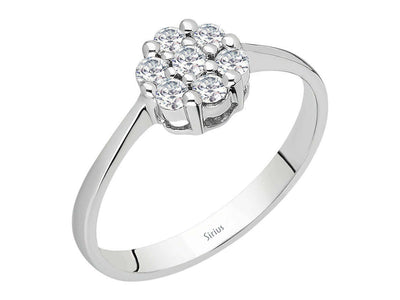 1.25 carat diamond solitaire effect ring
