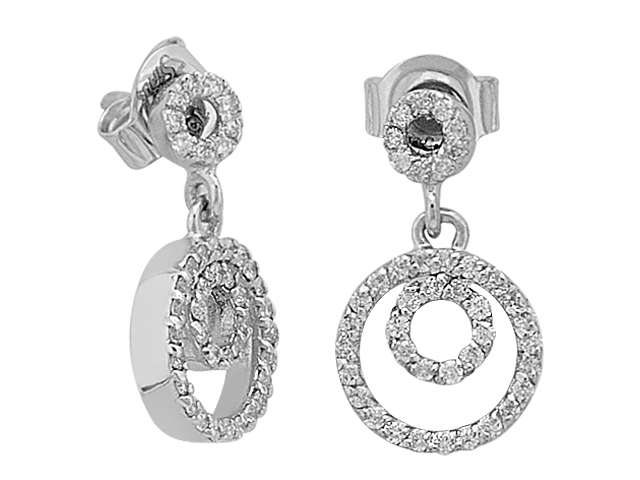 Du in mir Diamantohrringe - handgefertigter Diamantschmuck aus Feingold | Sirius Diamant