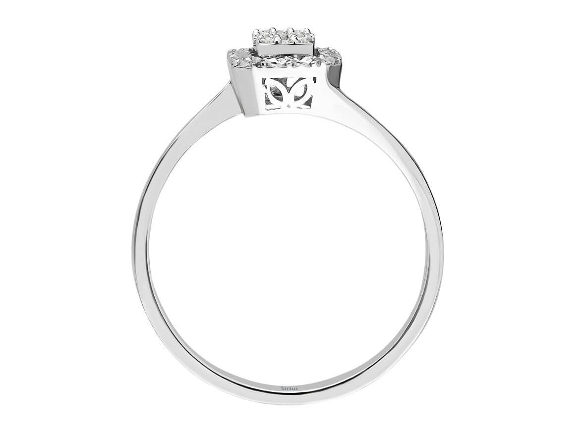 Diamond light crown baguette ring