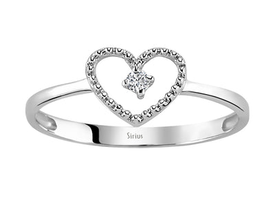 Bague Coeur en Diamant