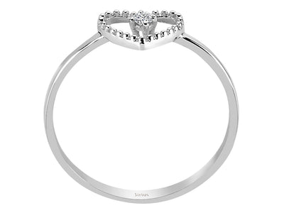 Bague Coeur en Diamant