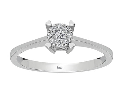 0.40 carat heart-shaped diamond ring