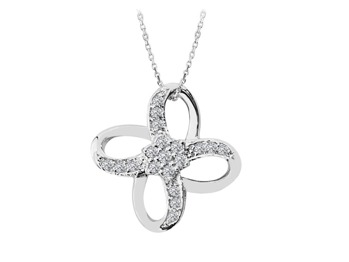 Diamant Nordstern Collier - handgefertigter Diamantschmuck aus Feingold | Sirius Diamant